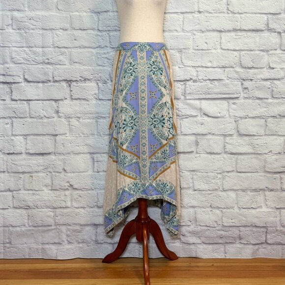 Free People Dresses & Skirts - Free People Paisley Handkerchief Skirt